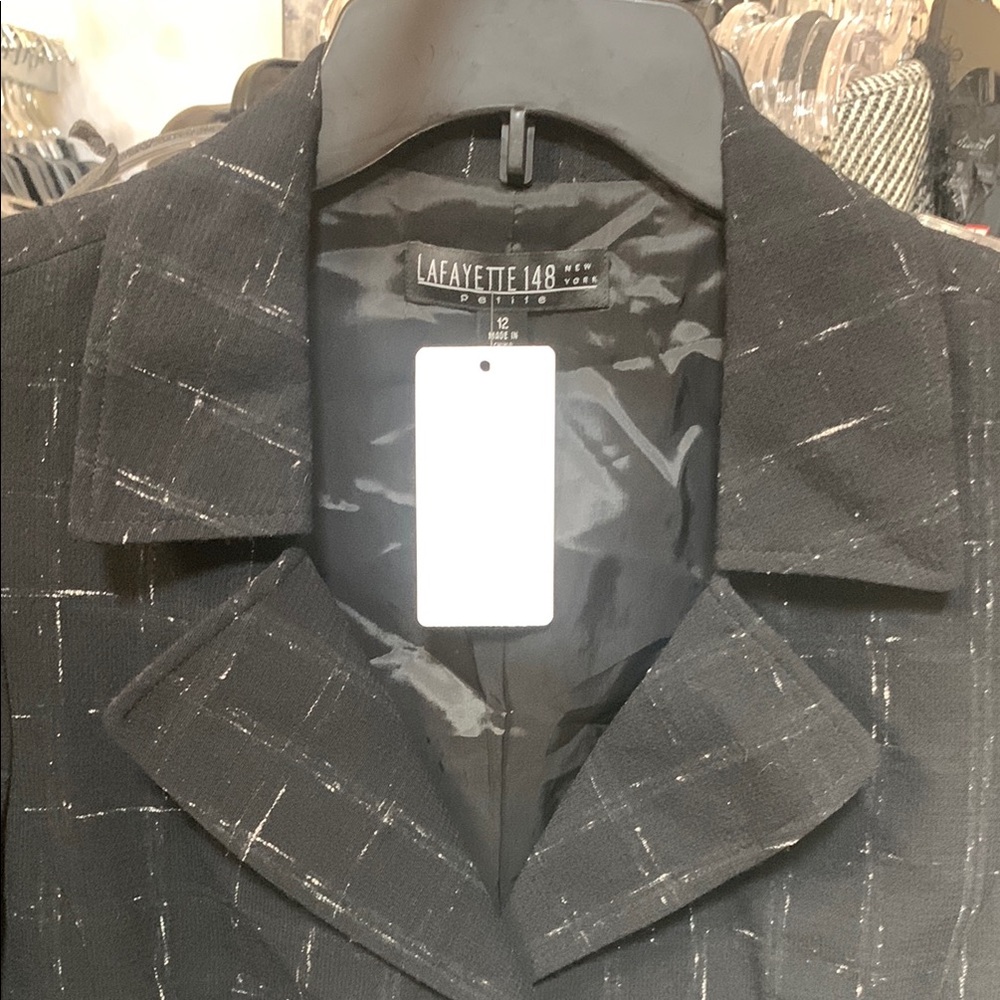 Lafayette 148 New York Black Blazer